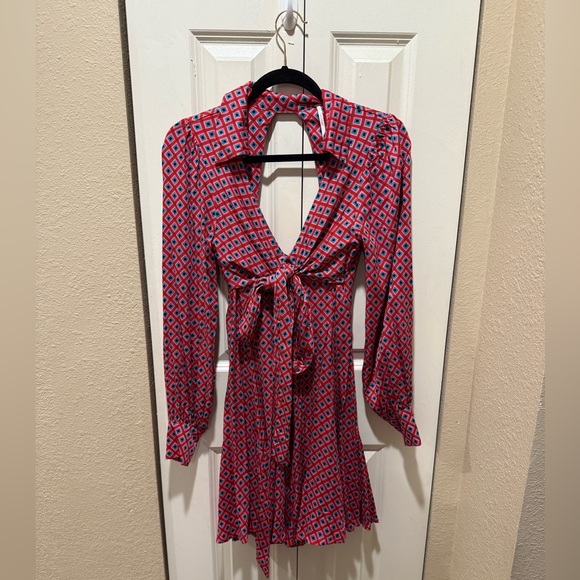 Free People It Takes Two Mini Swing Dress Boho Vacation Dance,XS - Picture 7 of 13